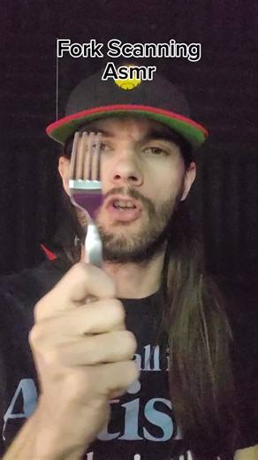Asmr Scanning you with a Fork #asmr #asmrscanning #asmrsounds #oddasmr #asmrtrigger