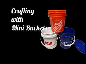 Mini Buckets, Big ideas! DIYs with Lowe's Mini Buckets