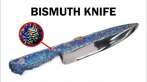 How a Knife Forged From Bismuth Carries Symbolic Meaning