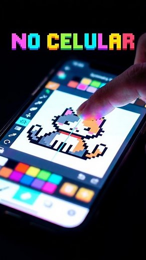 How to draw Pixel Art ON YOUR PHONE?