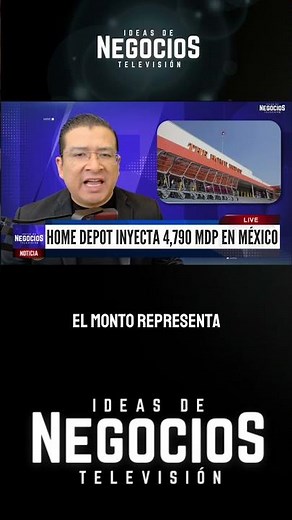 The Home Depot Mexico will invest 4.79 billion pesos in Mexico