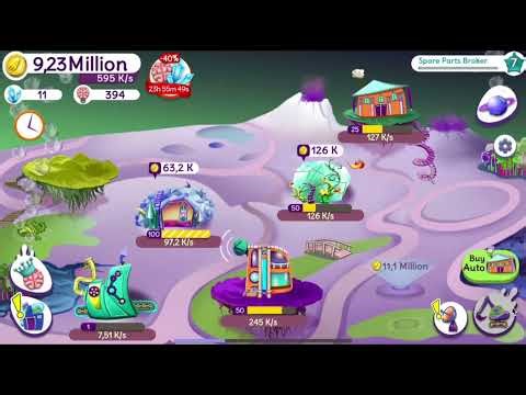 Idle Space Tycoon GamePlay #3: ~390 Brain Power