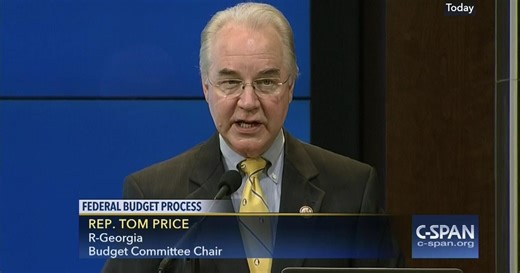 Representative Tom Price on Federal Budget Process