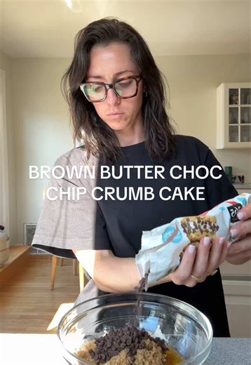 Brown Butter Chocolate Chip Crumb Cake Recipe