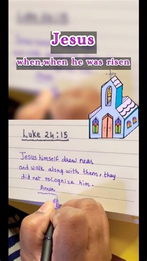 Jesus Walks With You #bibleverse Luke 24#BibleShorts #Faith#jesus #christianshorts #dailybibleverse