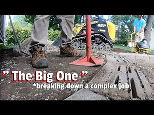 Starting a new hardscaping job- pt1