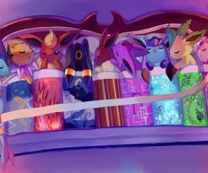 Pokemon Go-Eevee Evolution Live Wallpaper