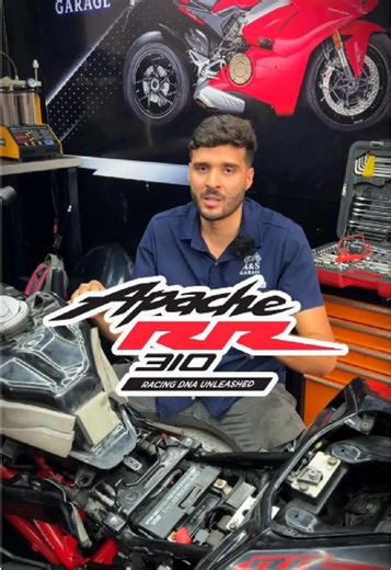 Falla simple en la Apache 300 RR: Consejos de mecánica