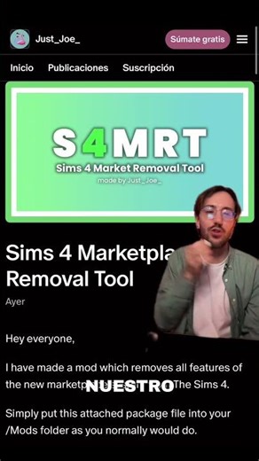 Mod and crack for The Sims 4 marketplace 🤭 #Sims4