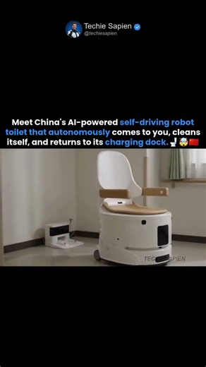 Meet China's $4,300 AI Robot Toilet That Drives Itself to You Instead of the Bathroom 🤖🇨🇳