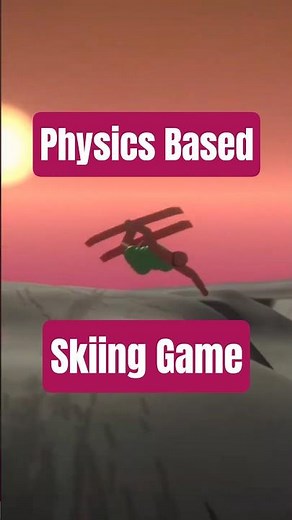 Imagine a ski game that actually feels real #skiing #gamedev #snow #freeski #fyp