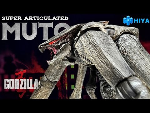Hiya Toys Super Articulated Muto Review!!! Godzilla!!!