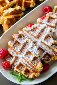 The Easiest Liege Belgian Waffles (Video)