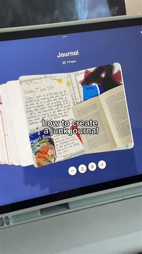 Creative Junk Journal Tutorial: Crafting with PicsArt