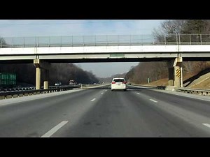 John F. Kennedy Memorial Highway (Interstate 95 Exits 109 to 100) southbound