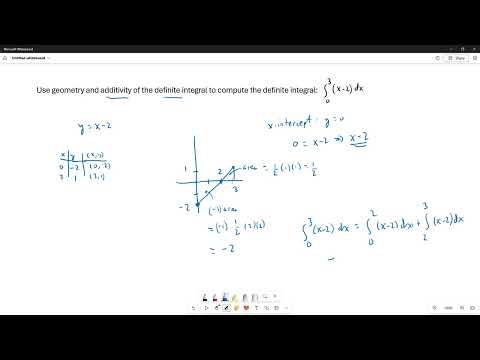 Using Additivity of the Integral
