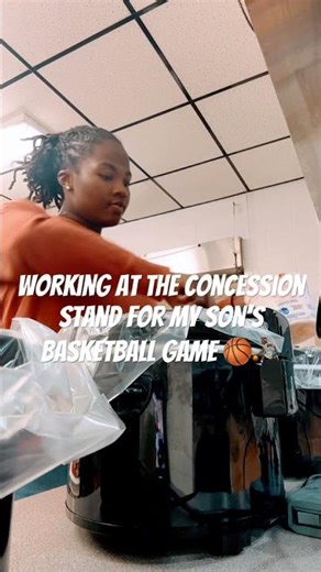 Working at the concession stand for my son’s basketball game. #shortvideo #fb #followme #basketball