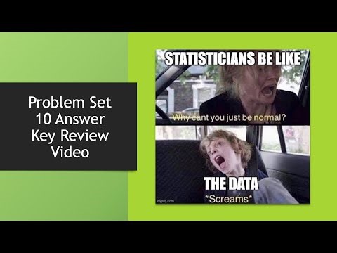 Problem Set 10 Answer Key Review Video
