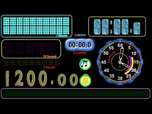 Speedfeeling LED 20 minute countdown 1200 second countup timer alarm🔔