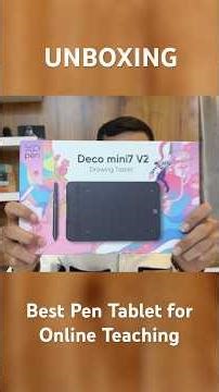 XP-Pen Deco Mini7 V2 Review ✍️ Best Budget Pen Tablet for Teachers & YouTubers? #onlineteaching