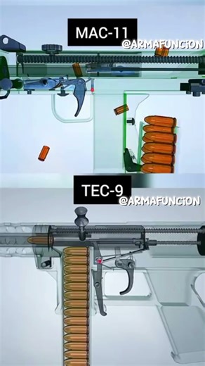 🔫 MAC-11 vs TEC-9 | Compact SMG Showdown #armafuncion #militaryhistory #gunhistory
