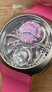 H. Moser & Cie Streamliner Cylindrical Tourbillon Alpine Pink Livery 6811-1202 1-Minute Watch Review