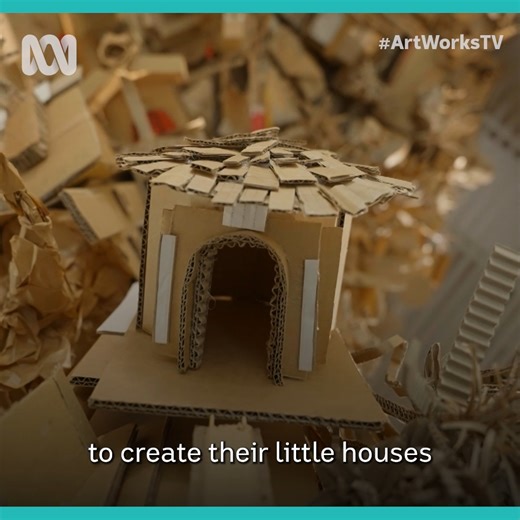 41K views · 1.1K reactions | Thousands of people created miniature houses out of cardboard as part of an upside-down art installation at the Art Gallery of New South Wales. #ArtWorksTV | ABC Arts | Facebook