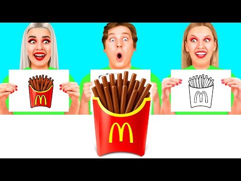 Who Draws it Better Take The Prize | Crazy Challenge by BooBoom Challenge