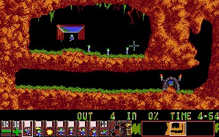 Lemmings game at DOSGames.com