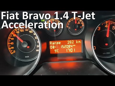 Fiat Bravo 1.4 T-jet (120HP) Acceleration