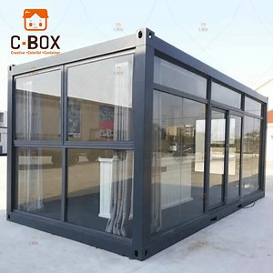 [Hot Item] Easy Assemble Flat Pack Container Houses Cabin Modern 20FT Prefabricated