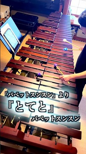 【マリンバSolo】『とてと』｜ショートムービー「パペットスンスン」より／あたたかい音色でカバー