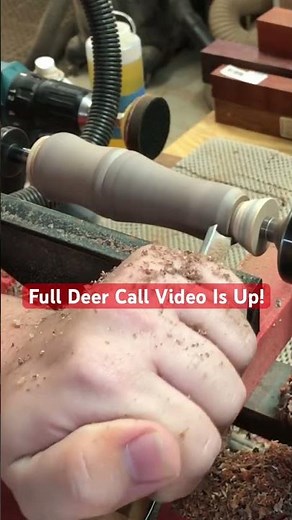 Making A Deer Call #woodworking #diy #woodturning
