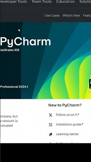 installation pyCharm IDE for python developer