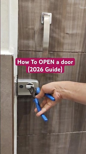 How To Open A Locked Door (2026 Guide) #shorts #educational