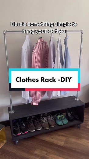 DIY Clothes Rack - Beginner Project for Hanging Clothes