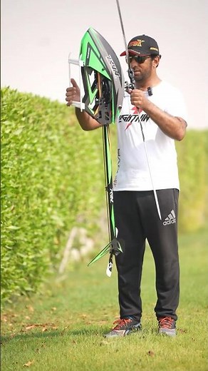 Trim the sides with my helicopter using the strongest Electric motor , Xnova motor