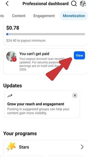 You Can't Get Paid Error Massage Payout Setup ke baad 🤔 #facebook #contentmonetization #sameerpktech