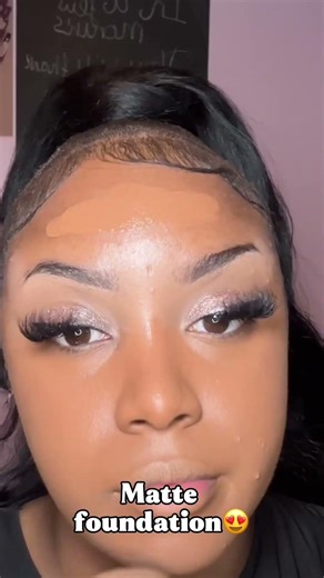 Matte foundation routine #makeup #makeuptutorial