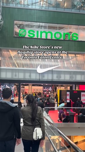 Wandering Foodie TO on Instagram: "Nike Store’s new Flagship Store at the Toronto Eaton Centre @niketoronto _______________ #torontoeatoncentre #cfeatoncentre #nike #nikestore #toronto"