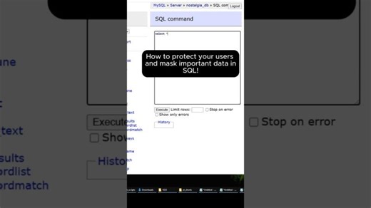 Protecting User Data in SQL with Masking Techniques | Nick Newman posted on the topic | LinkedIn