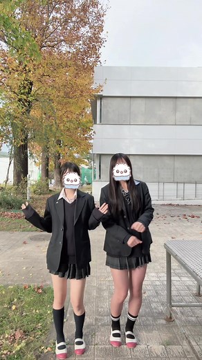 正装から変身ദ്ദിᐢ- ̫-ᐢ₎ 説明会ありがとうございました♩22日も待ってます🍀✨#sjk #鷺jk #高校生 #生徒会 #鷺宮
