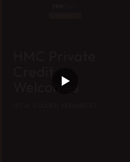 LEADERSHIP | HMC Private Credit is pleased to announce the appointment of three new Directors to our board, reinforcing our commitment to strong governance and oversight while supporting our growth… | HMC Private Credit