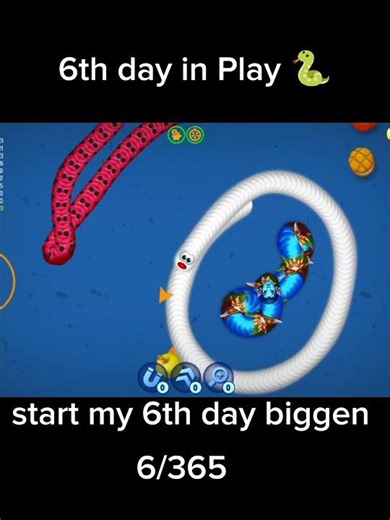 challange accept video upload 6/365🐍✅ #wormszone #wormszoneio #worms