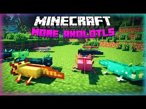8 New Axolotls in Minecraft!!! | Axolotl Variants Mod | 1.17.1