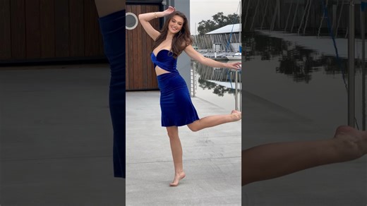 Oceanfront photoshoot captures confident tall model energy