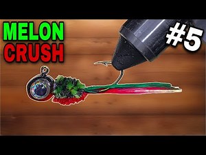 Tying a Melon Crush Crappie Jig (Underwater Footage) - Hand Tied Jigs Ep. 5
