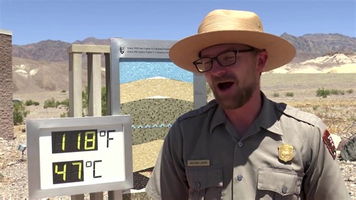 Tourists flock to California's Death Valley as a heat wave hits the US Southwest https://reut.rs/3Ve4mFd | Reuters