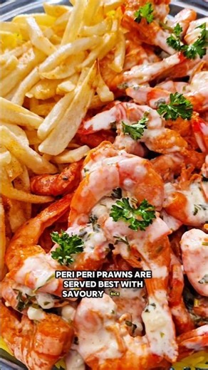 Peri Peri Prawns with Lemon Butter Sauce