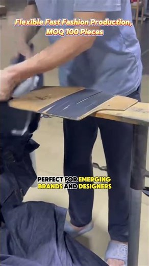 Flexible Fast Fashion Production, MOQ 100 Pieces